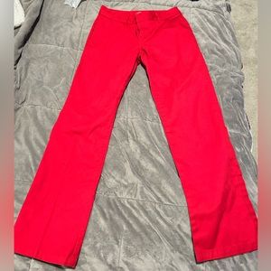 Dickies girl (junior size 5) retro red pants from 2003 slight flare